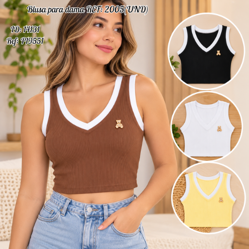 Blusa para dama al por mayor – Ref. 2005