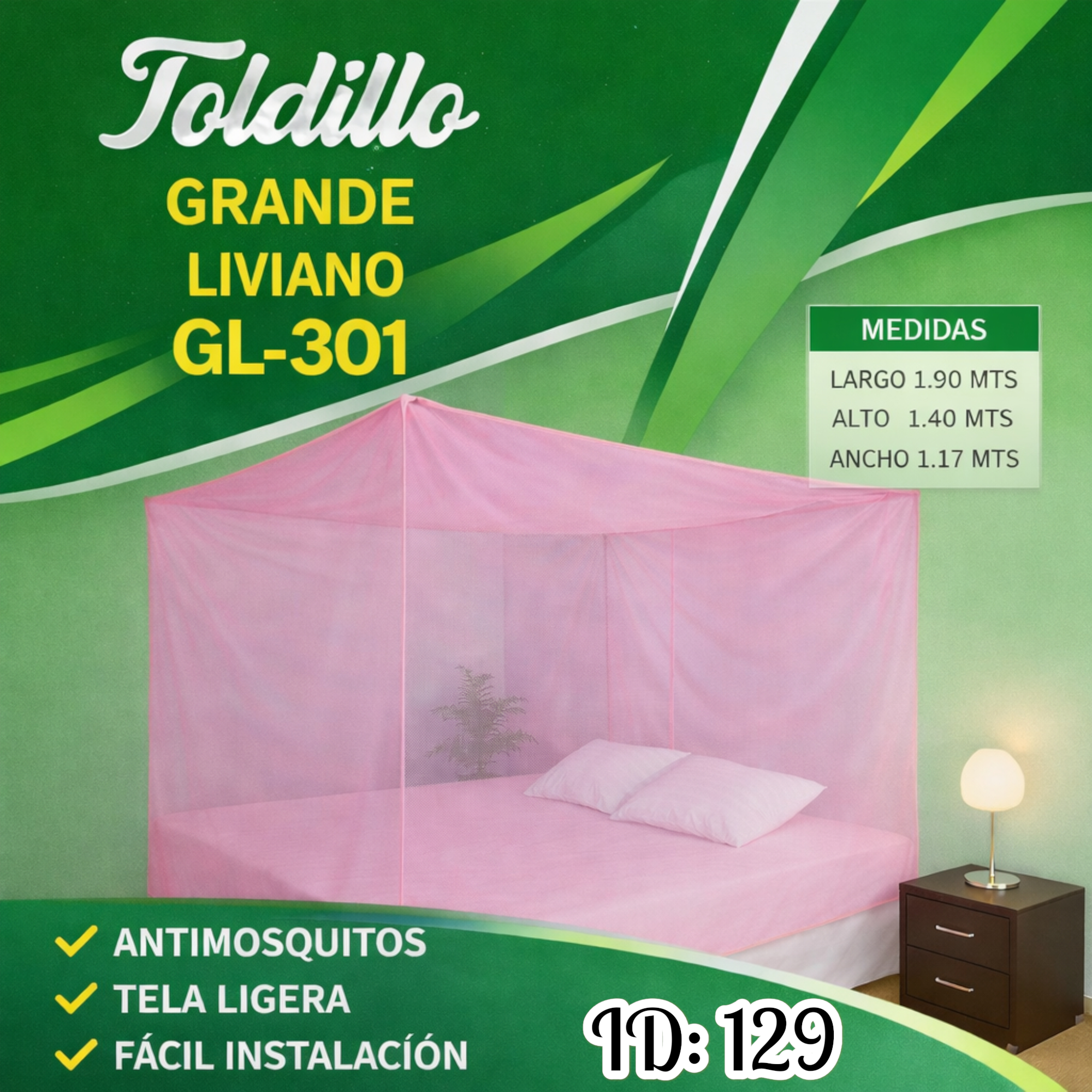 Toldillo grande liviano gl-301