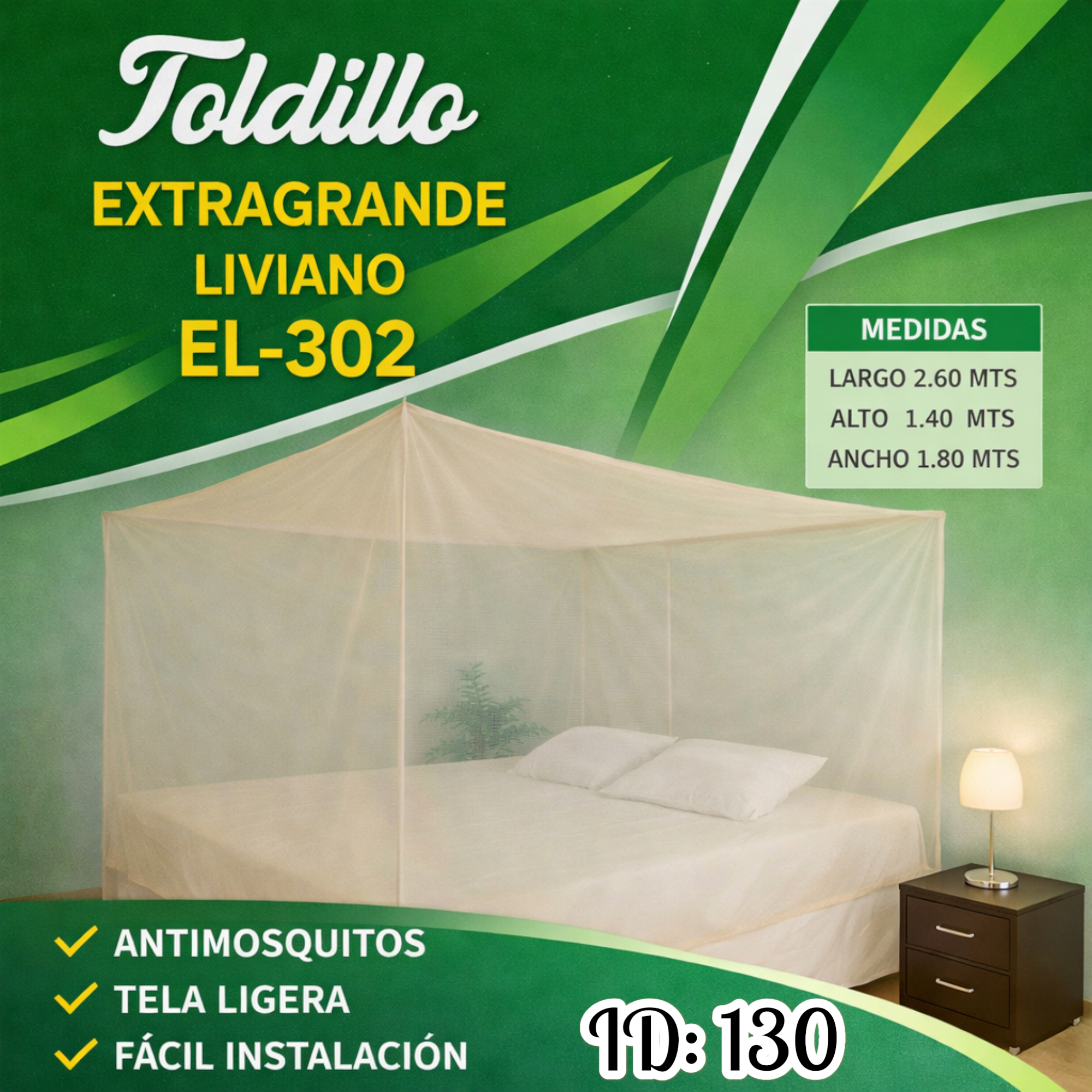 Toldillo extragrande liviano el-302