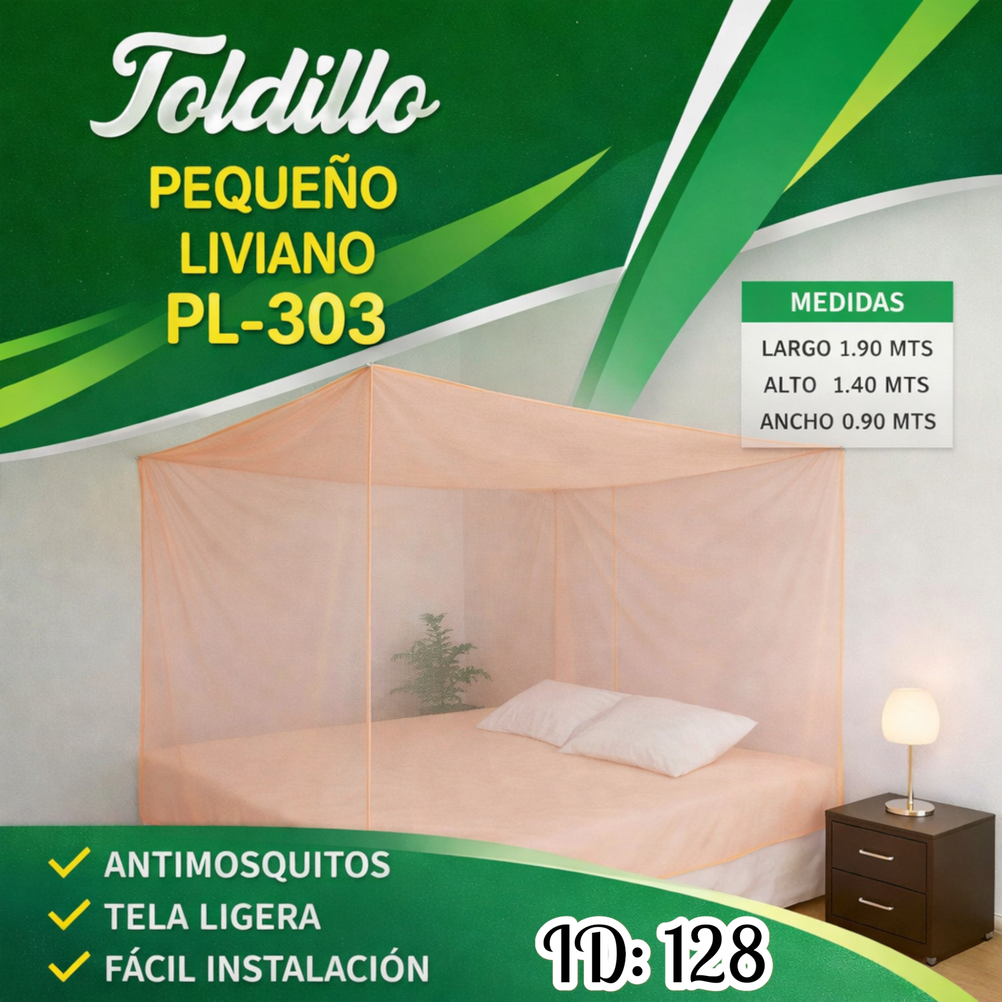 Toldillo pequeño liviano